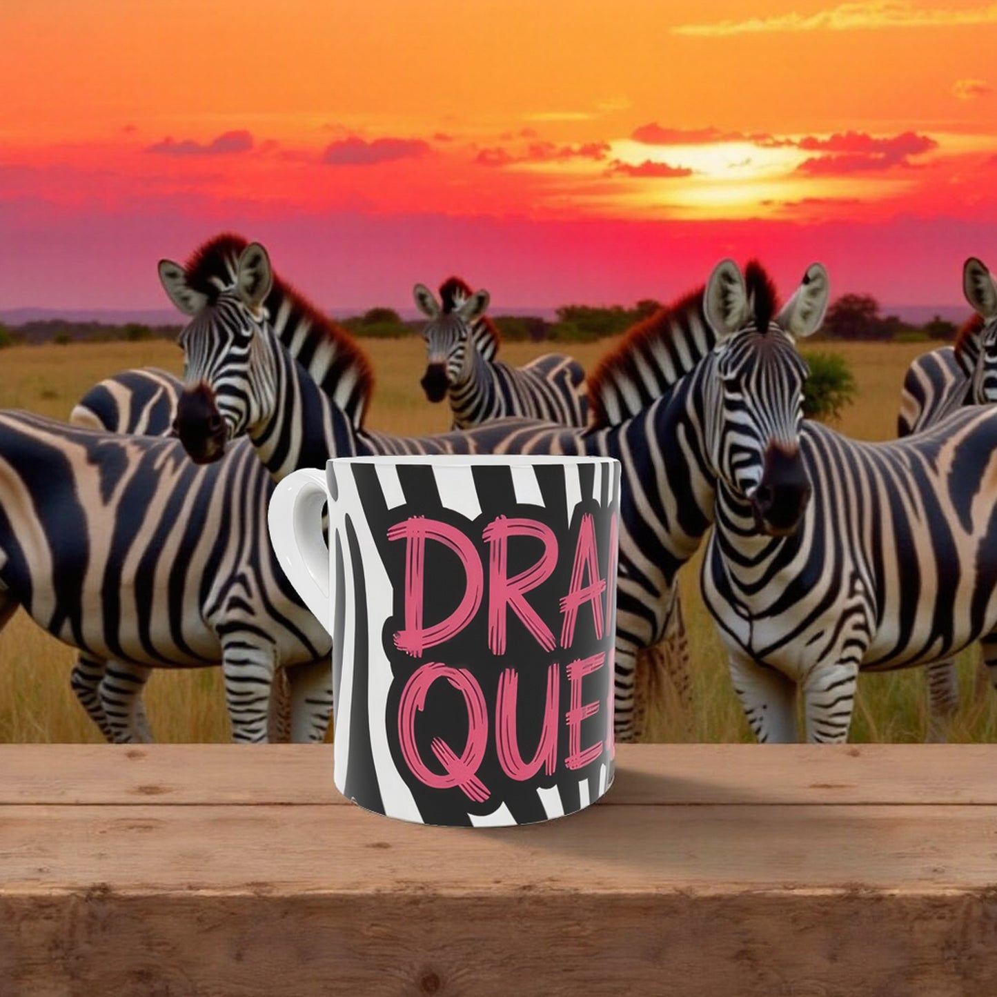 "Drama Queen" Coffee Mug in Bone China