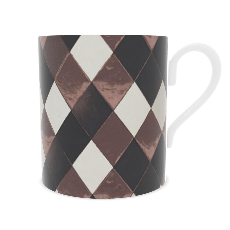 Fine Bone China Mug with Monaco Velvet Design