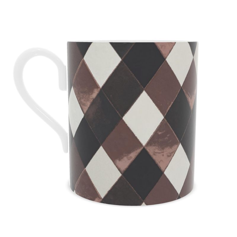 Fine Bone China Mug with Monaco Velvet Design