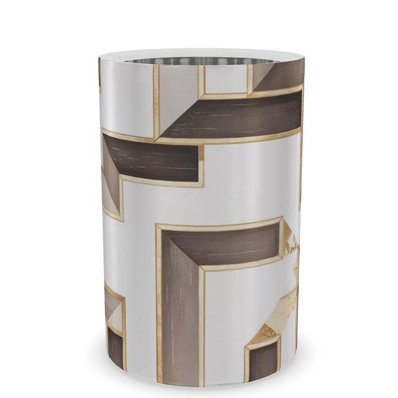 Limited Edition Taupe & Gold Wine Chiller - Unique Barware Gift