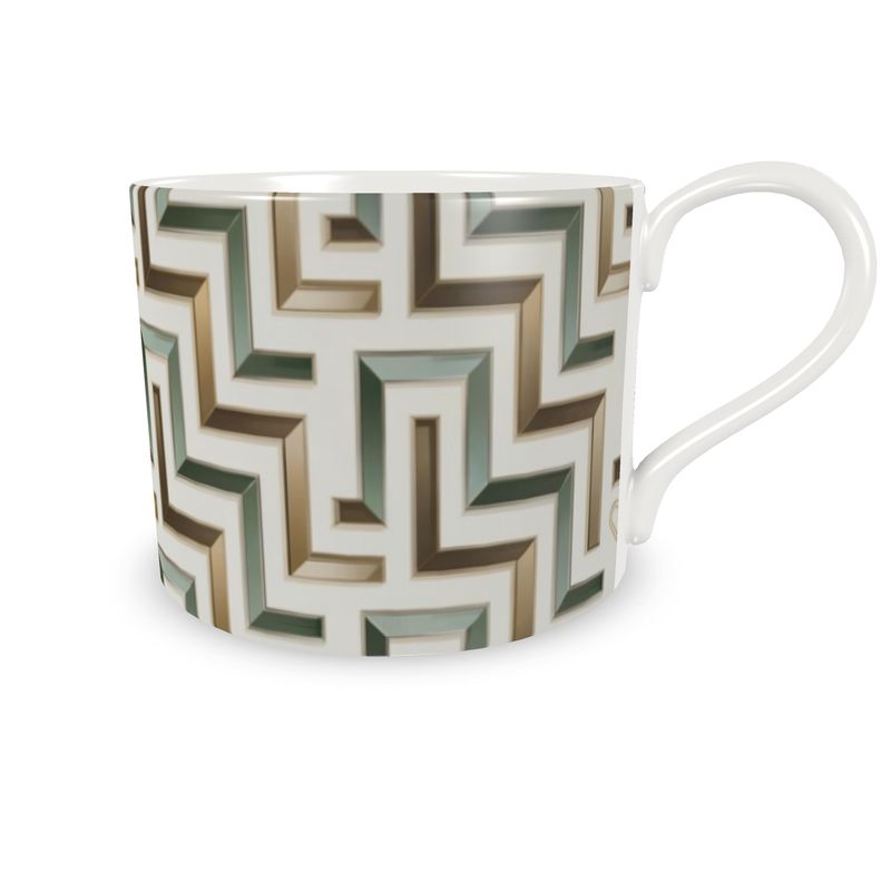 Elegant Limited Edition Aminelle Blanc Fine Bone China Coffee Cup Set