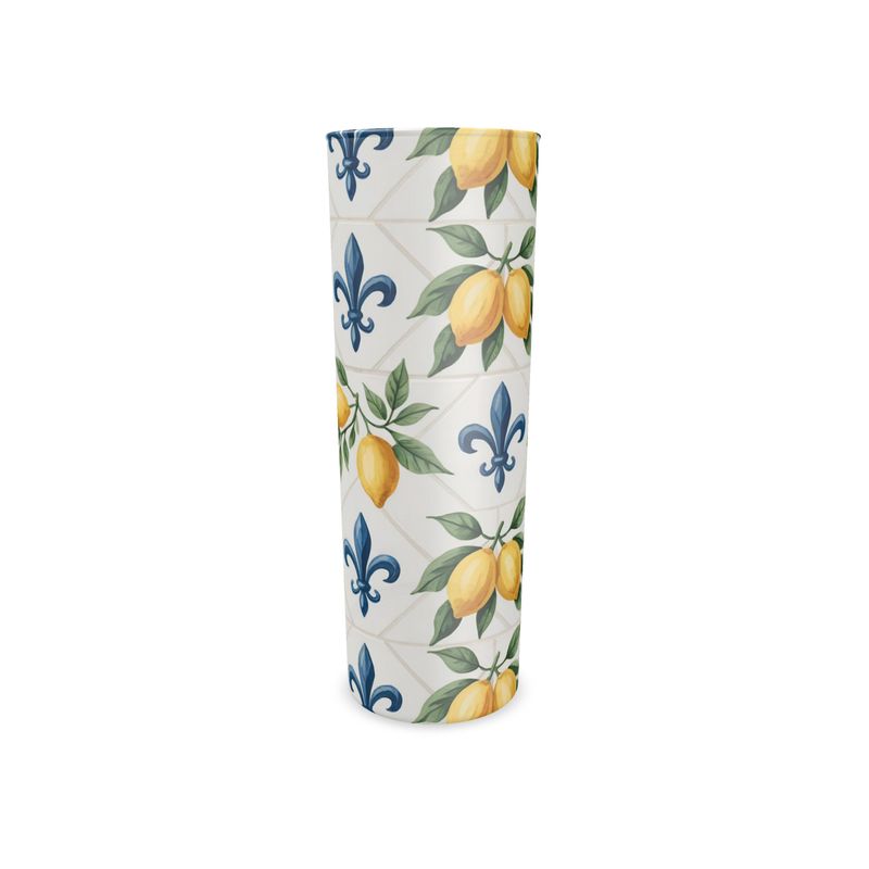 Mediterranean Inspired Lemon Design Hi Ball Glass