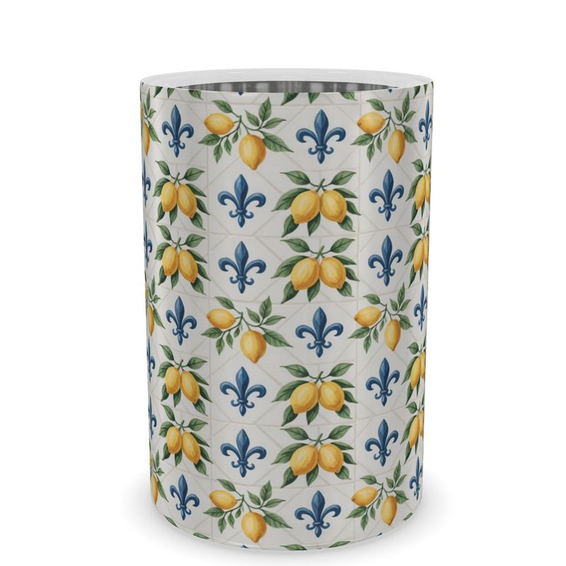 Mediterranean Style Lemon Design Wine Cooler