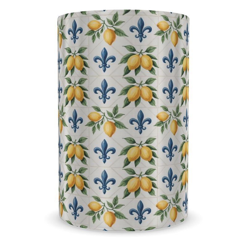 Mediterranean Style Lemon Design Wine Cooler