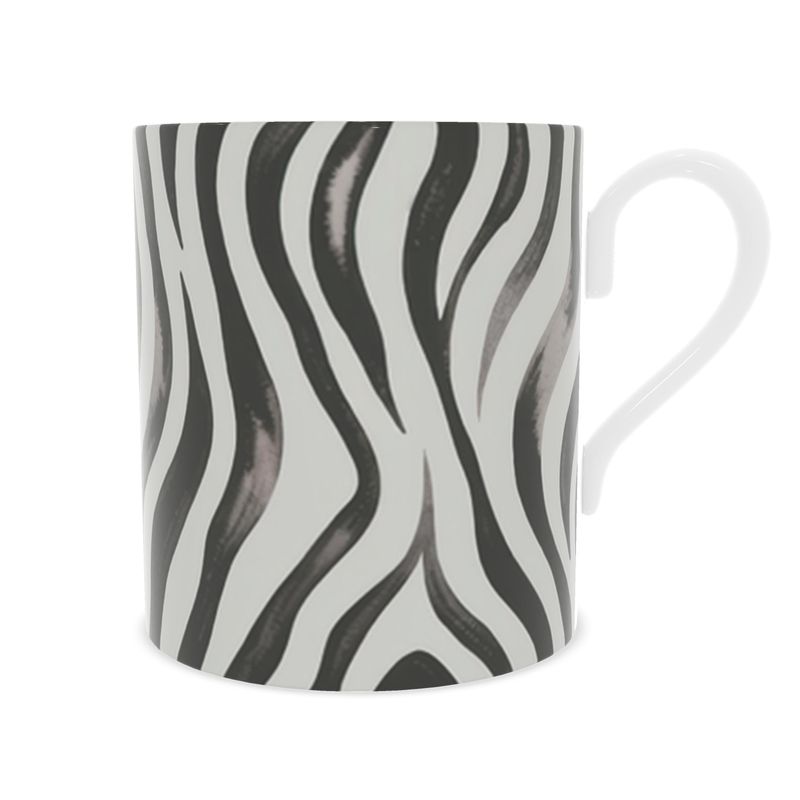 Designer Zebra Mug - Fine Bone China Mug