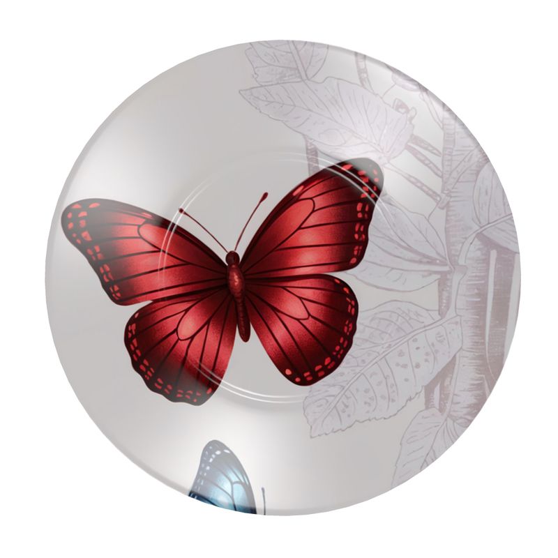 Elegant Butterfly Design Coffee Cup - Fine Bone China Tea Mug