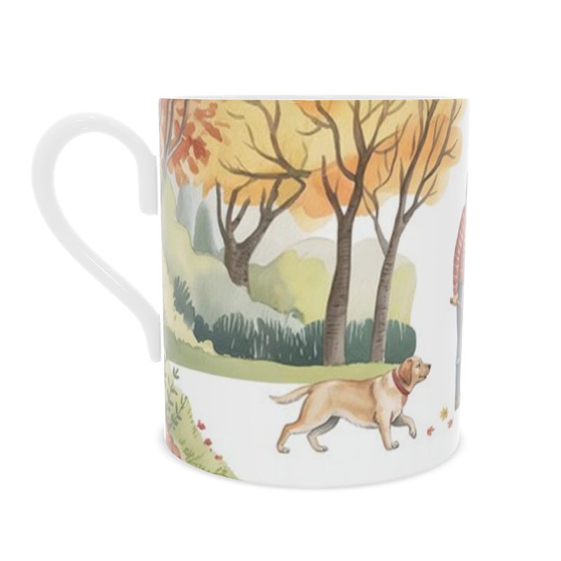 Nature Lover's Mug: The Autumn Gardener Bone China Cup