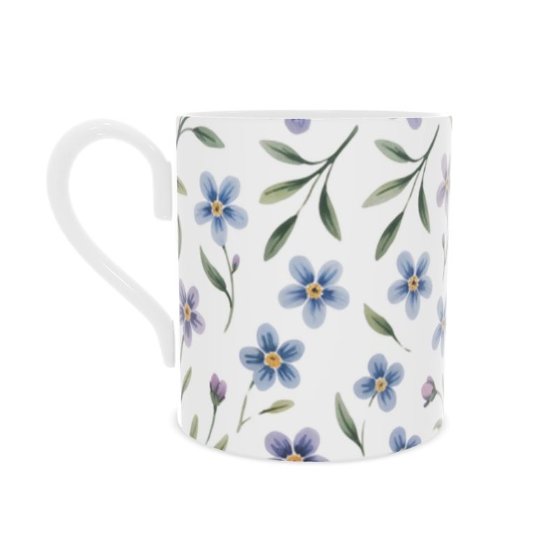 Cottage Floral Fine Bone China Mug - Perfect Gift