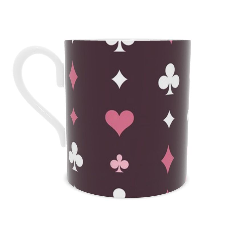 Game Night Mug - Fine Bone China | Perfect for Playing Cards Lovers