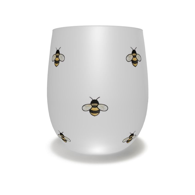 Bees Crystal Water Glass - Stunning Table Decor