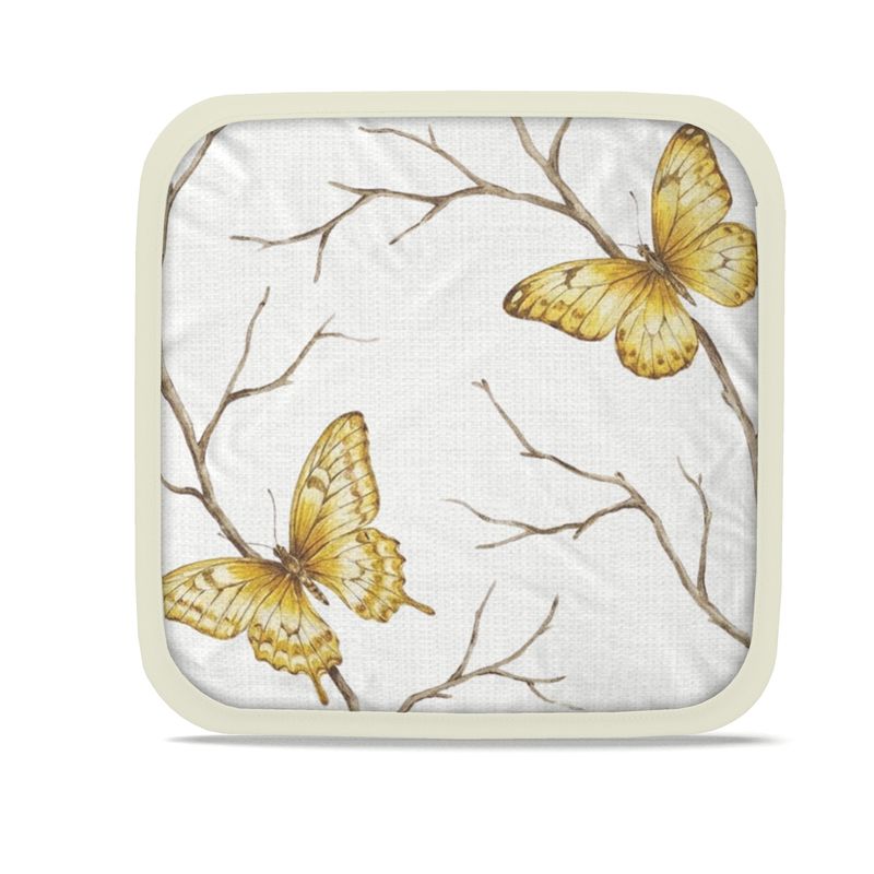 Elegant Papillon Bone Pot Grabs - Perfect Kitchen Accessory