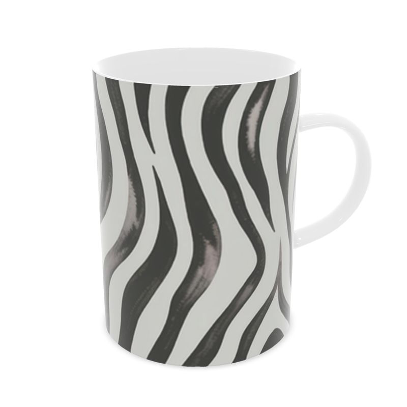 Designer Zebra Mug - Fine Bone China Mug