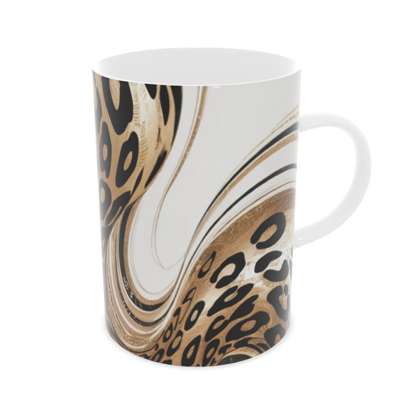 Chic Safari Print Mug - Premium Fine Bone China