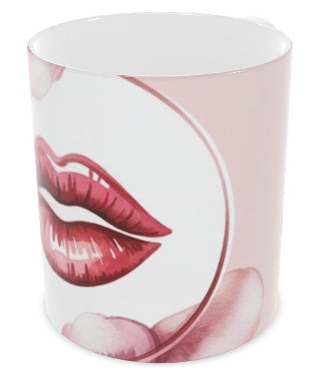 Feminine Lipstick Queen Design Bone China Mug - Tea Time Must-Have