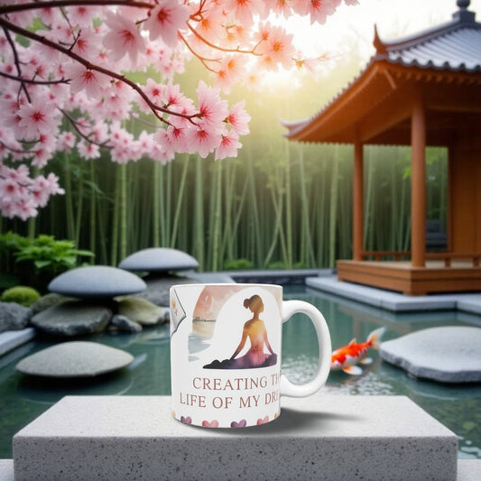 Creating The Life Of My Dreams - Bone China Inspirational Mug