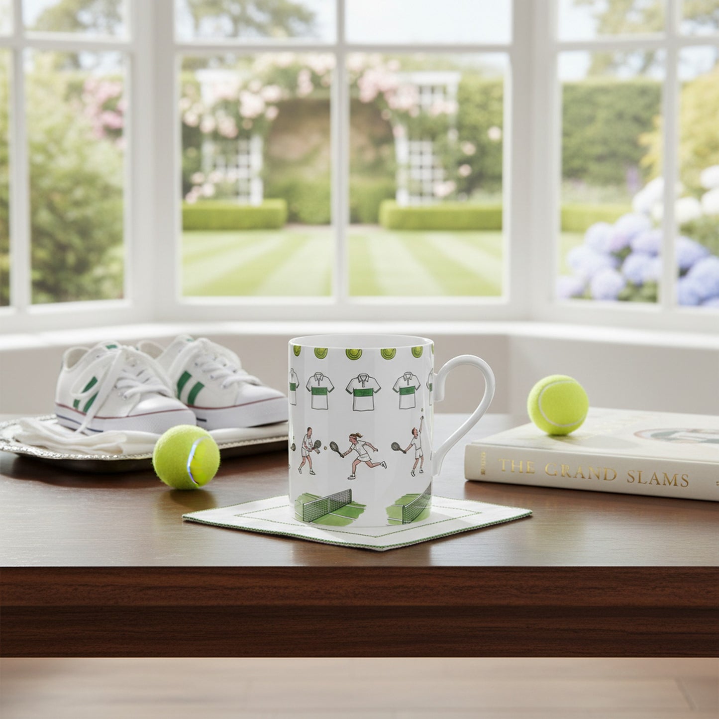 The Tennis Fan Fine Bone China Mug - Perfect Gift for Tennis Lovers