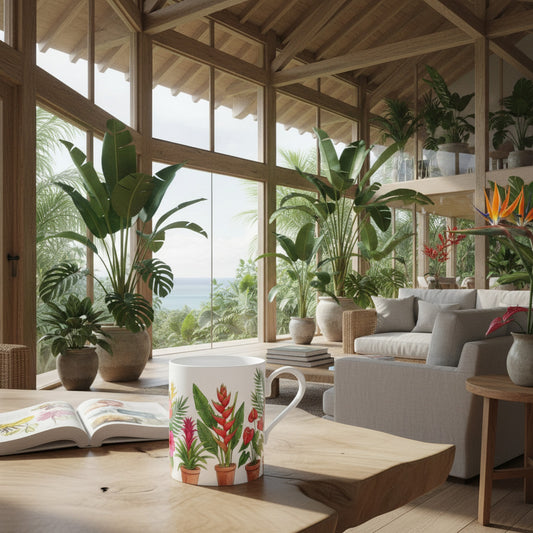 Gardeners Fine Bone China Mug - Elegant Floral Design for Tea Lovers