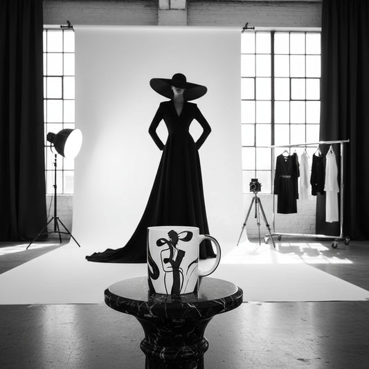 Fashion Inspired Fine Bone China Mug | Stylish Drinkware Gift