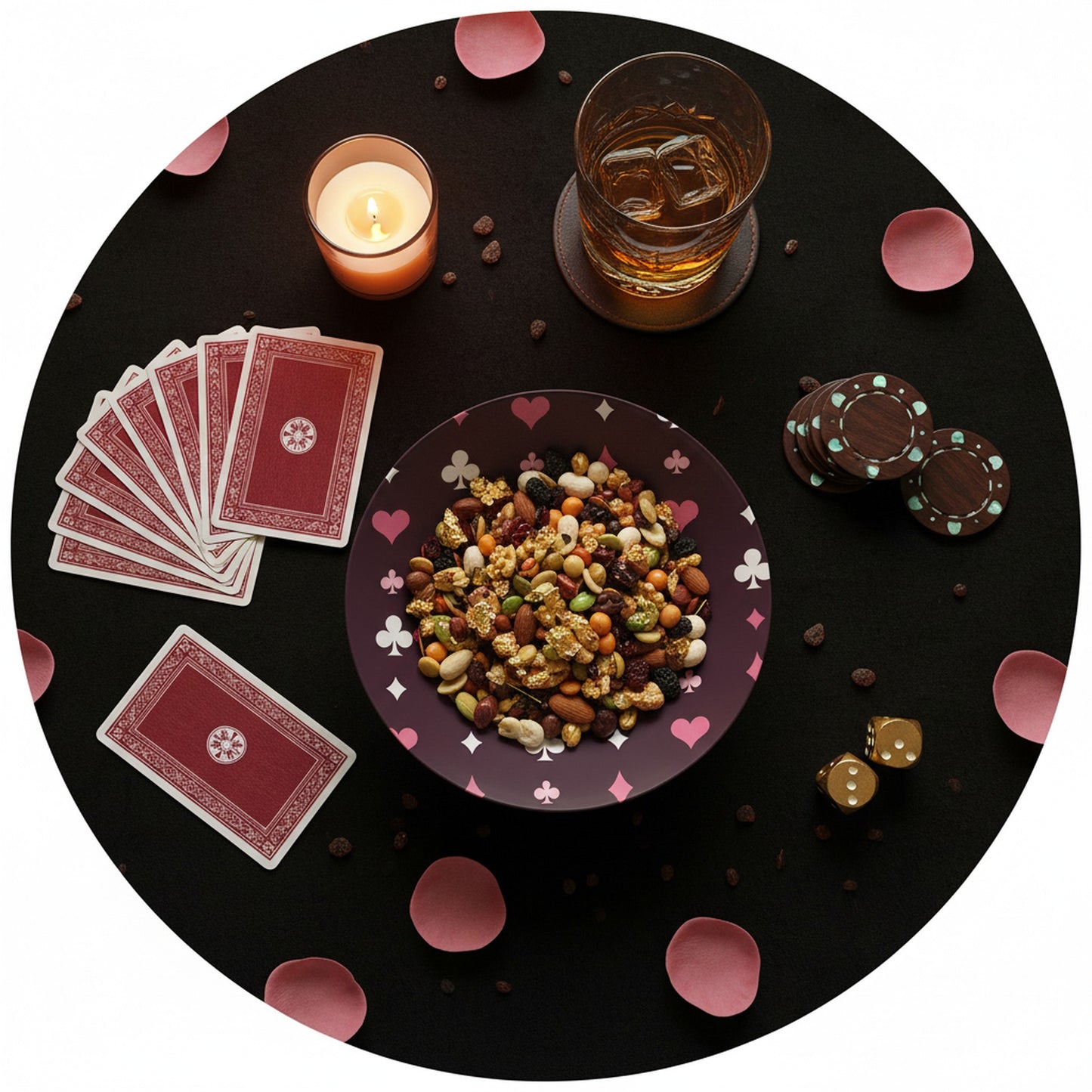 Game Night Medium Bowl - Ideal for Snacks & Playing Cards