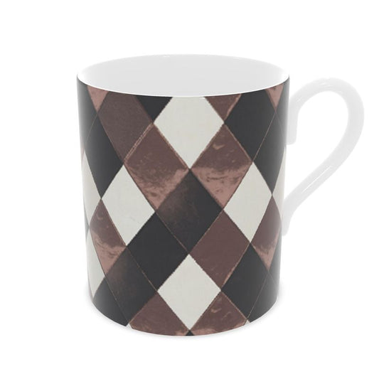 Fine Bone China Mug with Monaco Velvet Design