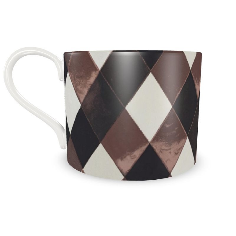 Luxury Monaco Velvet Fine Bone China Coffee Cup - Handcrafted Elegance