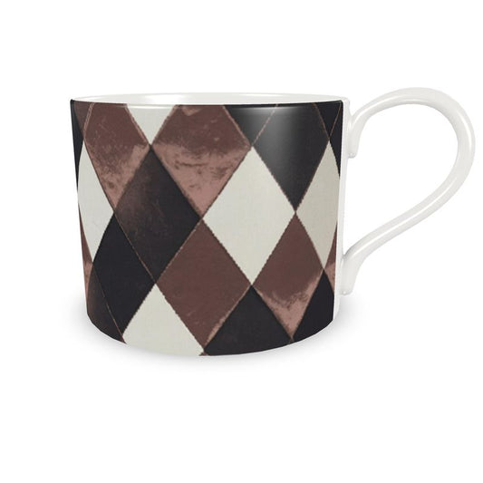 Luxury Monaco Velvet Fine Bone China Coffee Cup - Handcrafted Elegance