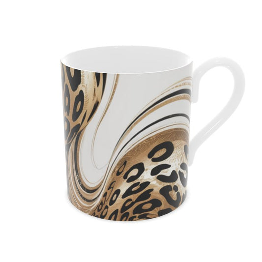 Chic Safari Print Mug - Premium Fine Bone China