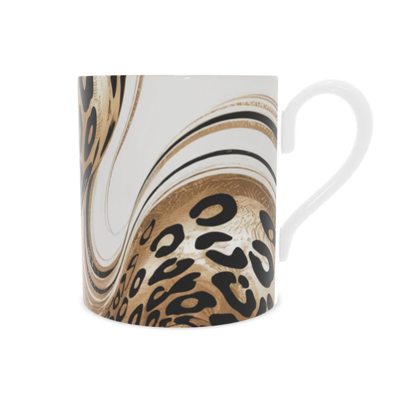 Chic Safari Print Mug - Premium Fine Bone China