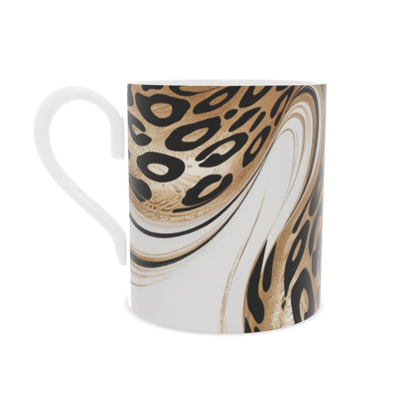 Chic Safari Print Mug - Premium Fine Bone China