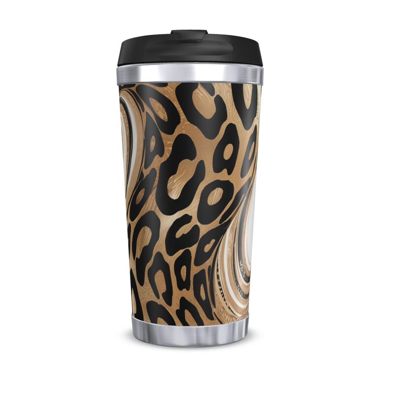 Designer Wildlife Safari Theme Travel Mug - Gift for Travelers