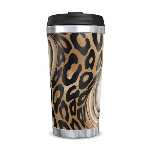Designer Wildlife Safari Theme Travel Mug - Gift for Travelers