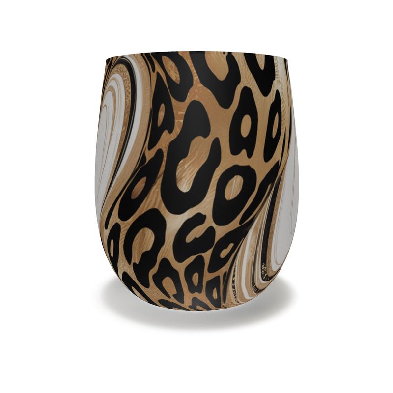 Unique Crystal Water Glass - Safari Inspired Designer Glassware