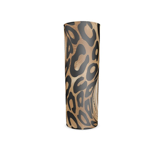 Safari-Inspired Highball Glass by Luxury Designer - Unique Home Bar Decor