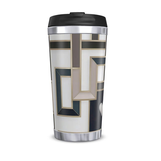 Chic Aminelle Blanc Travel Mug - Exclusive Limited Edition Design
