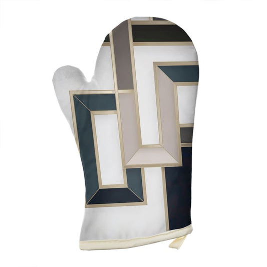 Designer Oven Mitt Duo - Aminelle Blanc Limited Edition