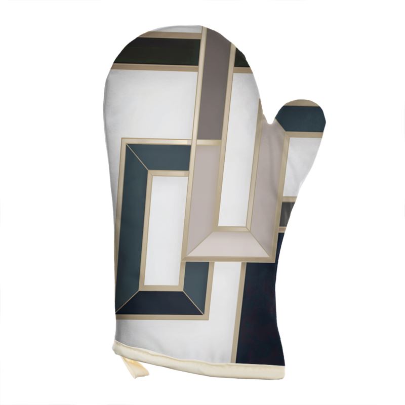 Designer Oven Mitt Duo - Aminelle Blanc Limited Edition