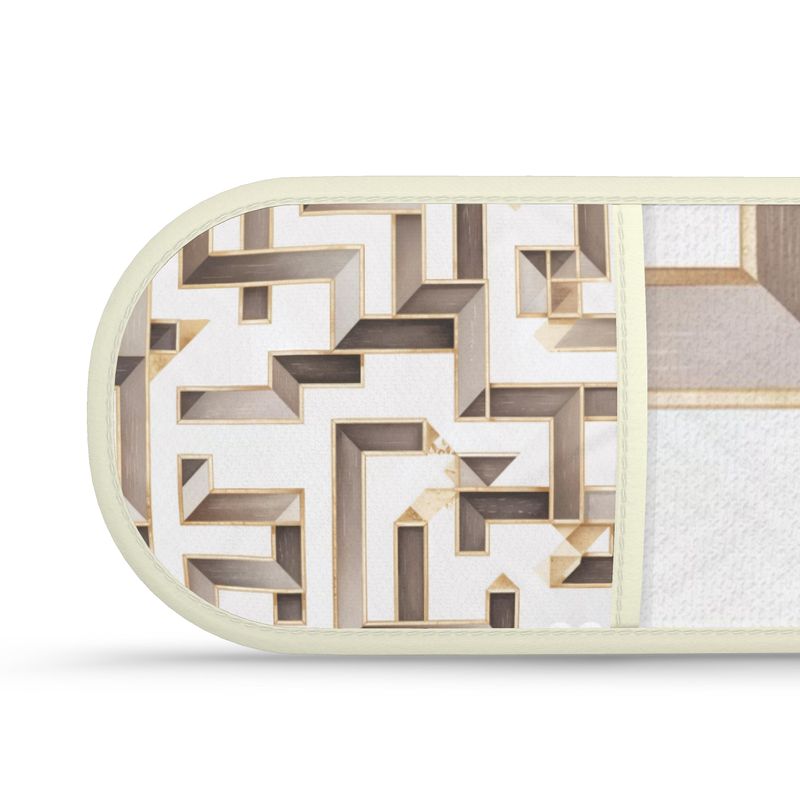 Luxury Aminelle Blanc Limited Edition Double Oven Mitts