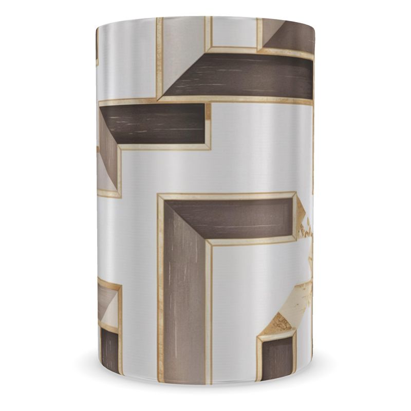 Limited Edition Taupe & Gold Wine Chiller - Unique Barware Gift