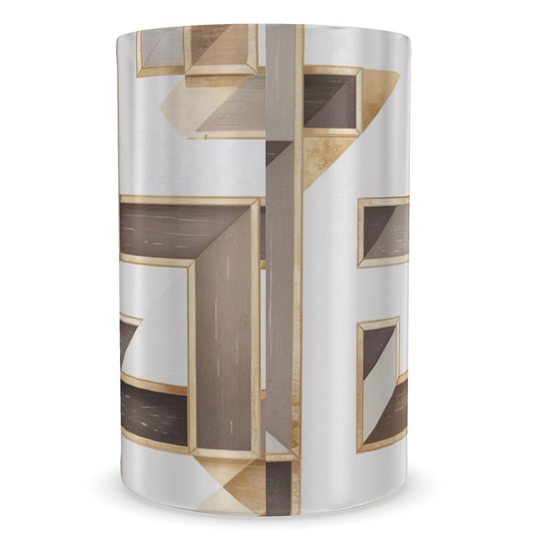 Limited Edition Taupe & Gold Wine Chiller - Unique Barware Gift