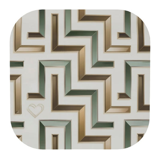 Chic Aminelle Blanc Coasters - Limited Edition Designer Set