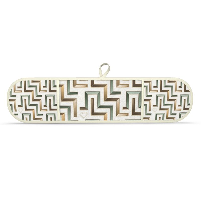 Designer Aminelle Blanc Collection Double Oven Mitts - Limited Edition