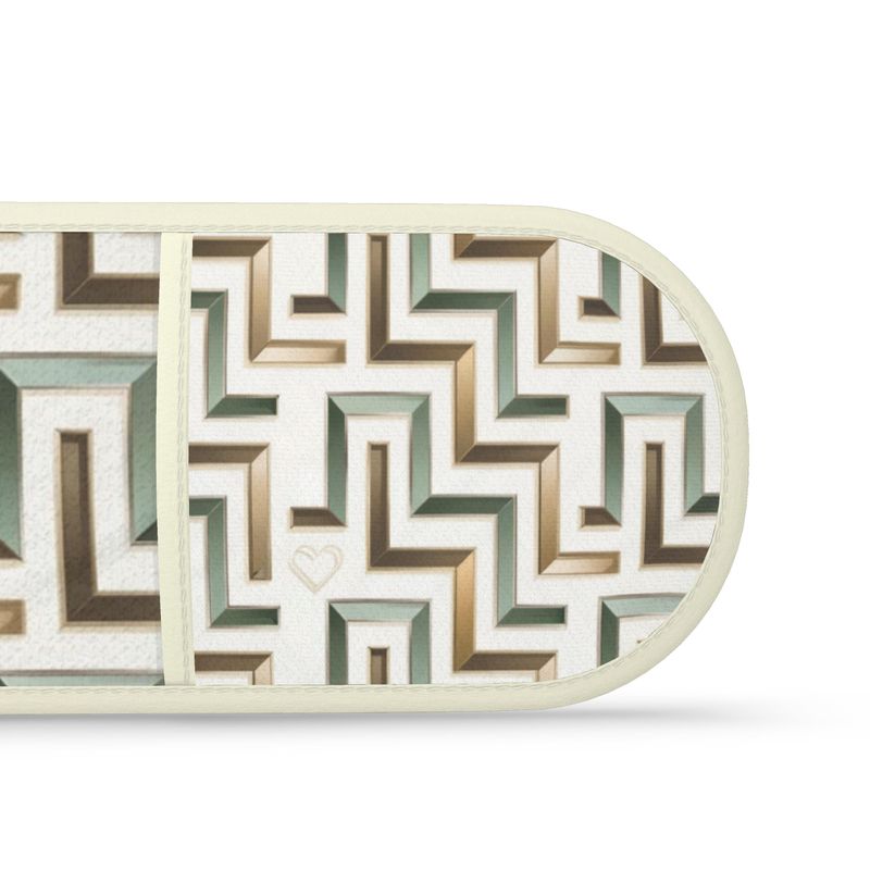 Designer Aminelle Blanc Collection Double Oven Mitts - Limited Edition