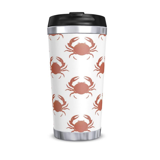 Nautical Charm: Coastal Crabs Travel Mug