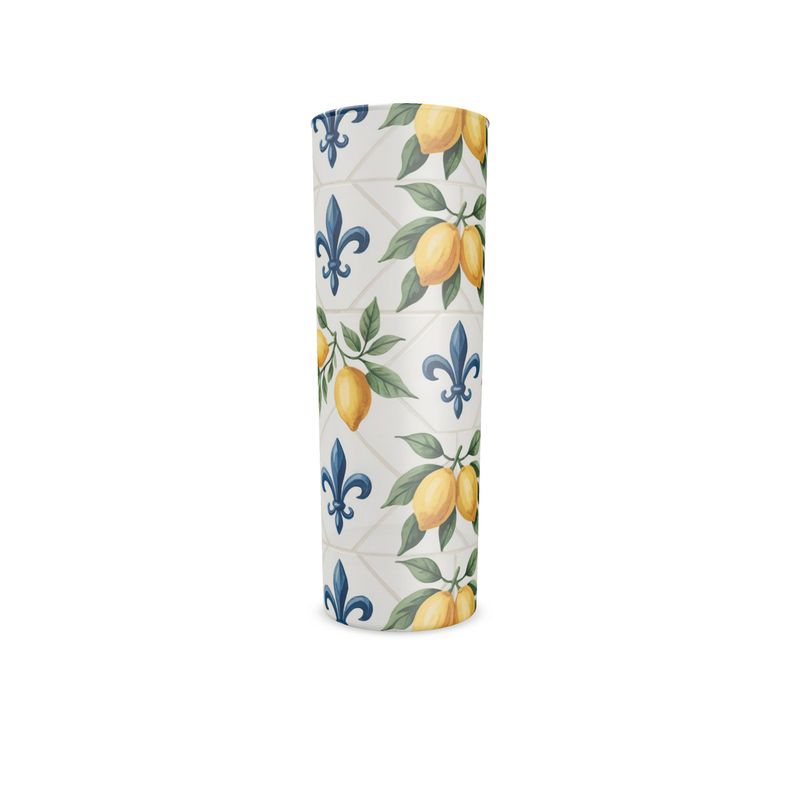 Mediterranean Inspired Lemon Design Hi Ball Glass