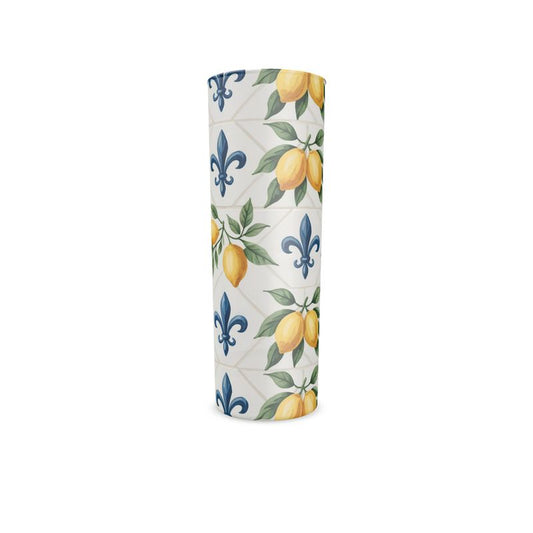 Mediterranean Inspired Lemon Design Hi Ball Glass