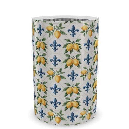 Mediterranean Style Lemon Design Wine Cooler