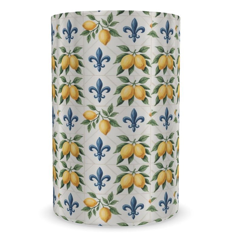 Mediterranean Style Lemon Design Wine Cooler