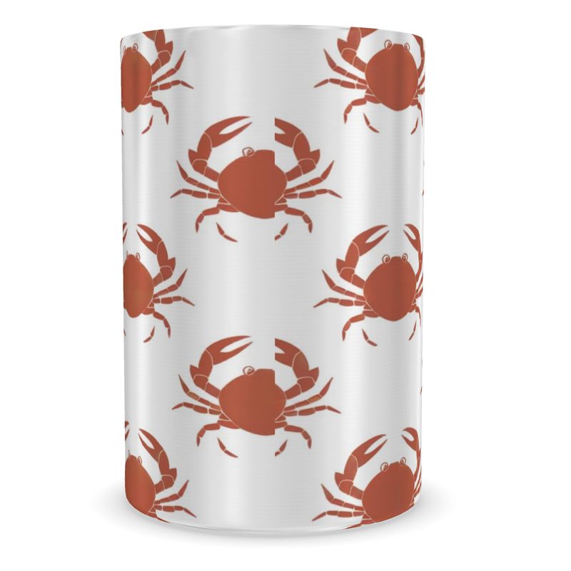 Beachy Crab Design Wine Chiller - Coastal Entertaining Essential