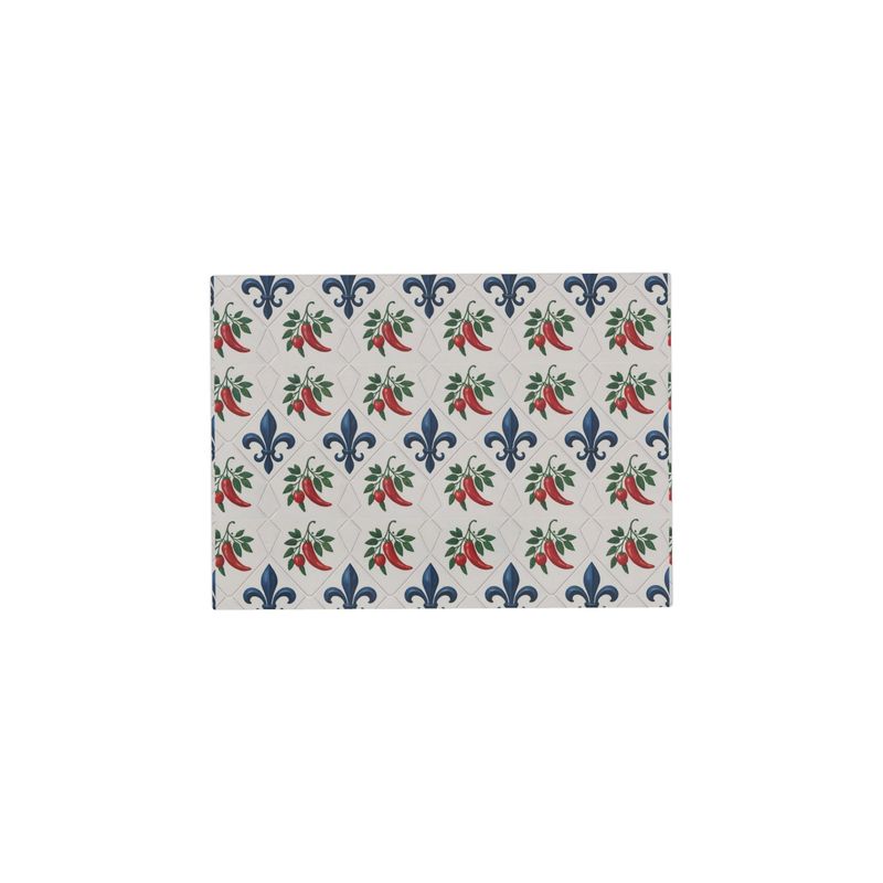 Colorful Chilli Design Serving Platter - Mediterranean Kitchen Decor