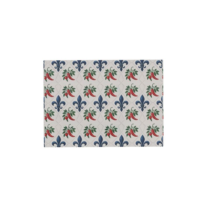 Colorful Chilli Design Serving Platter - Mediterranean Kitchen Decor